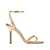 Jimmy Choo "Leo 100mm" heeled sandals Gold