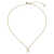 Jimmy Choo "JC Pearl Cube" necklace Gold
