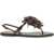 LE SILLA Rose Sandals FONDENTE