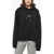 DSQUARED2 Brushed Cotton Icon Hoodie With Maxi Pocket Black