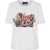 DSQUARED2 Front Printed Dsq2 Doll Crew Neck T-Shirt White