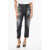 DSQUARED2 Pac-Man Vintage Effect Straight Leg Boston Jeans 19Cm Black
