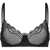 DSQUARED2 Perforated Balconette Bra With Lace Trim Midnight Blue