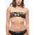 DSQUARED2 Printed Bandeau Bikini Top Black