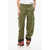 DSQUARED2 Baggy Fit Cargo Pants With Satin And Lace Inserts Green