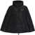 Armani Ea7 Emporio Hooded Padded Jacket With Side Zips Black
