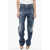 DSQUARED2 Icon Stretch Denim San Diego Jeans With Metal Detail 24Cm Blue