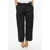 1989 STUDIO 4-Pocketed Cotton Blend Pants With Front Pleat Black