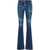 DSQUARED2 Mid Waisted Jennifer Fit Denims With Belt Loops 14Cm Blue