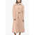 Jil Sander Virgin Wool Unlined Coat With Belt Pink