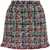 ETRO Multicolor Tweed Skirt With Fringed Hem Multicolor