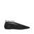 Jil Sander Suede perforated ballet flats Black
