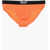 DSQUARED2 Solid Color Stretch Cotton Brief Orange