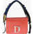 DSQUARED2 Leather Shoulder Bag With Monogram Red