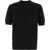 Fendi T-Shirt in knitted cotton with FF Jaquard pattern NERO