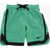 Nike Solid Color 7 Volley Short Swim Shorts With Contrasting Side Green