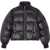Ganni Shiny Nylon Short Puffer Jacket BLACK