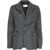 Maison Margiela Three-Button Tweed Jacket DARK GREY MELANGE