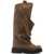 THE ATTICO La Passeggiata suede Boots BROWN