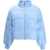 Ganni Shiny Nylon Short Puffer Jacket BLISSFUL BLUE
