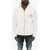 DSQUARED2 Icon Fleeced-Cotton Hoodie With Zip Closure White