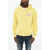 DSQUARED2 Cotton Sweater With Hood And Embroidery Yellow