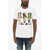 DSQUARED2 Cotton Crew-Neck T-Shirt With Frontal Print White