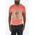 DSQUARED2 Cotton Crew-Neck T-Shirt With Print Red