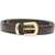 THE ROW Leather Ring Belt DARK BROWN ANG