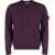 Stone Island Jersey With Logo Patch BORDEAUX