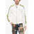 DSQUARED2 Cotton Jacket With Contrasting Side Bands White