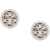 Tory Burch "Icon" Earrings SILVER