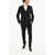 DSQUARED2 Virgin Wool Double Breast Suit With Peak Lapel Black