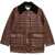 Ganni Quilted Midi Jacket BROWN