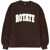 ROTATE Birger Christensen Sweatshirt With Logo BROWN