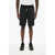 DSQUARED2 Cotton Blend Shorts With Drawstring Waist Black