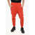 DSQUARED2 Vintage Effect Cotton Joggers Red
