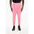 DSQUARED2 Solid Color Cotton Joggers Pink