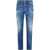 DSQUARED2 Regular Fit Sexy Twist Jeans With Logo Button 15Cm Blue