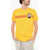 DSQUARED2 Cotton Crew-Neck T-Shirt With Print Yellow