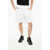 DSQUARED2 Solid Color Cotton Shorts White
