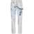 DSQUARED2 Light Wash Distressed Jeans 17Cm White