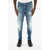 DSQUARED2 Skinny Fit Vintage Effect Dan Jeans 15Cm Blue