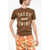 DSQUARED2 Cotton Crew-Neck T-Shirt With Print Brown