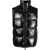 DSQUARED2 Patent Nylon Sleeveless Down Jacket Black