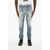 DSQUARED2 Regular Fit Sexy Twist Jeans With Logo Button 15Cm Blue