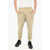 DSQUARED2 Solid Color Cotton Joggers Beige