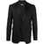 DSQUARED2 Virgin Wool And Silk 2 Buttons Blazer With Sequin Black