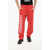 DSQUARED2 Cotton Joggers With Side Logoed Band Red