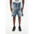 DSQUARED2 Distressed Denim Boxer Shorts Blue
